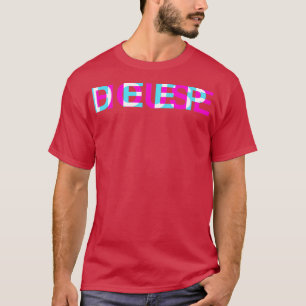 Deep House - Glitch optische illusie EDM T-shirt