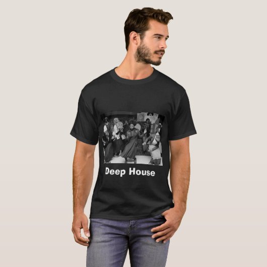 Deep House T-shirt (Voorkant volledig)