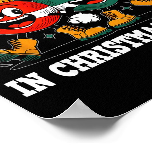 Deep In Christmas Srit Christmas Humorous Festive  Poster (Hoek)