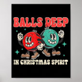 Deep In Christmas Srit Christmas Humorous Festive  Poster (Voorkant)