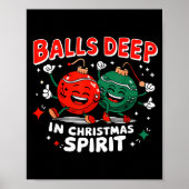 Deep In Christmas Srit Christmas Humorous Festive  Poster (Voorkant)