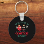 Deep In Christmas Srit Christmas Humorous Festive  Sleutelhanger (Voorkant)