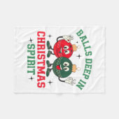 Deep In Christmas Srit  Fleece Deken (Voorkant (Horizontaal))