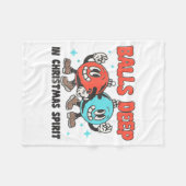 Deep In Christmas Srit Funny Christmas Saying  Fleece Deken (Voorkant (Horizontaal))