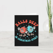 Deep In Christmas Srit Funny Christmas Saying Kaart (Voorkant)
