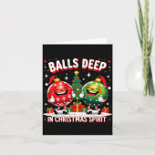 Deep In Christmas Srit Funny Ornament Kaart (Voorkant)