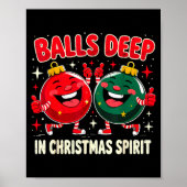 Deep In Christmas Srit Funny Ornament Poster (Voorkant)