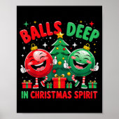 Deep In Christmas Srit Funny Ornament Poster (Voorkant)