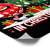 Deep In Christmas Srit Funny Ornament  Poster (Hoek)