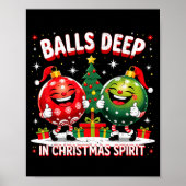 Deep In Christmas Srit Funny Ornament Poster (Voorkant)
