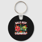 Deep In Christmas Srit Funny Ornament Sleutelhanger (Voorkant)