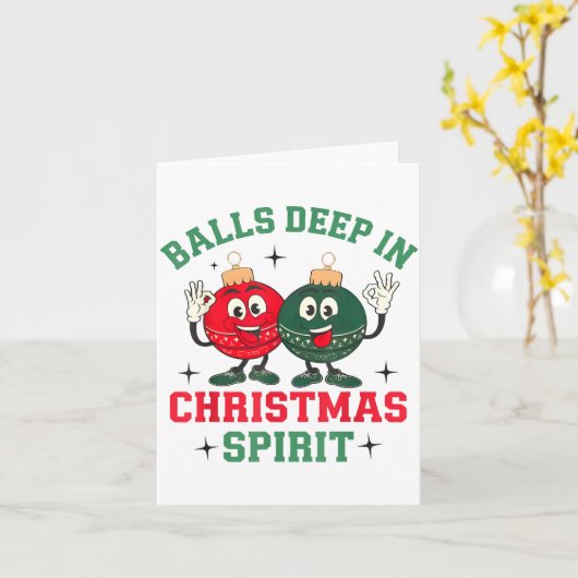 Deep In Christmas Srit  Kaart (Gele Bloem)