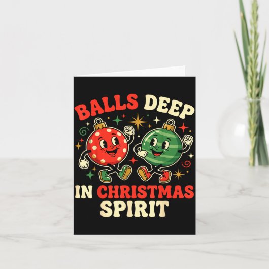 Deep In Christmas Srit Kaart (Voorkant)