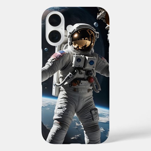 "Deep In Space" 8K 3D Ultra HD iPhone 16 Hoesje (Achterkant)
