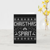 Deep In The Christmas Srit Couple Matching Christm Kaart (Gele Bloem)