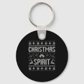 Deep In The Christmas Srit Couple Matching Christm Sleutelhanger (Voorkant)
