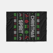 Deep In The Christmas Srit Matching Couples  Fleece Deken (Voorkant (Horizontaal))