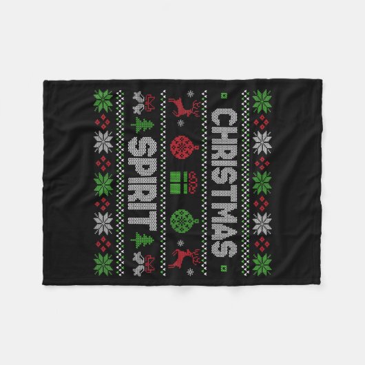 Deep In The Christmas Srit Matching Couples  Fleece Deken (Voorkant (Horizontaal))