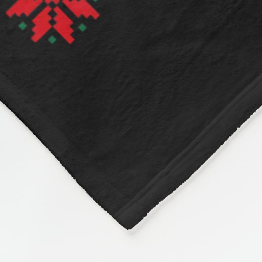 Deep In The Christmas Srit Matching Couples Ugly Fleece Deken (Hoek)