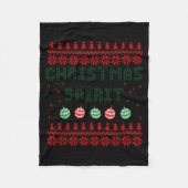 Deep In The Christmas Srit Matching Couples Ugly  Fleece Deken (Voorkant)