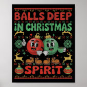 Deep In The Christmas Srit Xmas Husband Ugly Sweat Poster (Voorkant)