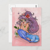 "DEEP" In Thought Postcard by Terrell Smith-Dorfeo Briefkaart (Voorkant / Achterkant)