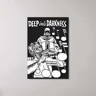 Deep Into Darkness strips Grim Reaper kunst Canvas Afdruk