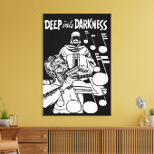 Deep Into Darkness  strips Grim Reaper kunst Canvas Afdruk (Insitu (Woonkamer))
