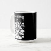 Deep Into Darkness  strips Grim Reaper kunst Koffiemok (Voorkant links)