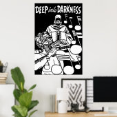 Deep Into Darkness  strips Grim Reaper kunst Poster (Thuiskantoor)