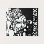 Deep Into Darkness  strips Grim Reaper kunst Wandkleed (Voorkant (horizontaal))