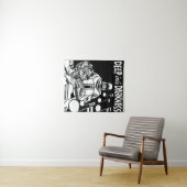 Deep Into Darkness  strips Grim Reaper kunst Wandkleed (In Situ (horizontaal))