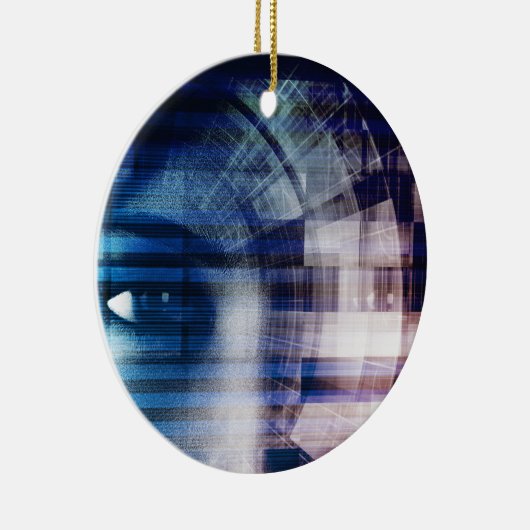 Deep Learning and Machine Artificial Intelligence Keramisch Ornament (Rechts)