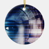 Deep Learning and Machine Artificial Intelligence Keramisch Ornament (Voorkant)