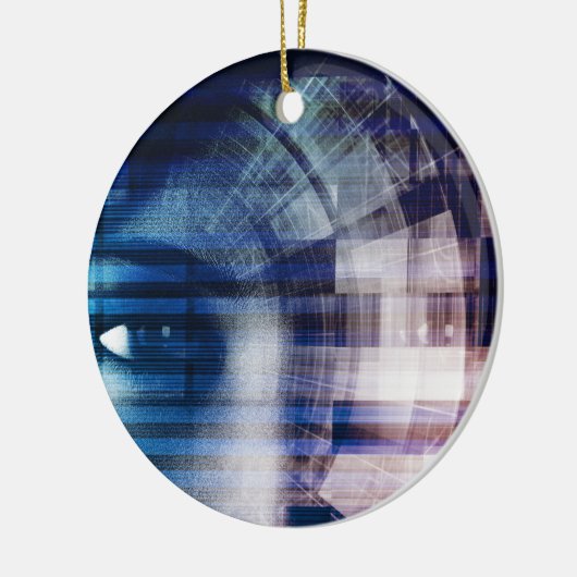 Deep Learning and Machine Artificial Intelligence Keramisch Ornament (Links)