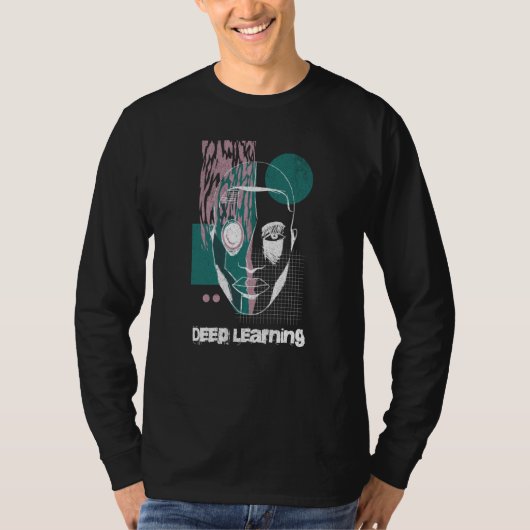 Deep Learning Data Science Machine Learning AI Sin T-shirt (Voorkant)