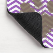 Deep Lila Chevron Muismat (Hoek)