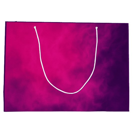 Deep Magenta Paarse Gift Bag – Groot Cadeauzakje (Achterkant)
