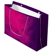 Deep Magenta Paarse Gift Bag –  Groot Cadeauzakje (Voorkant Gekanteld)