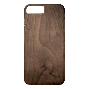 Deep Mahogany Wood Grain iPhone 7 Hoesje