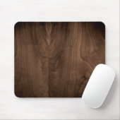 Deep Mahogany Wood Grain Muismat (Met muis)