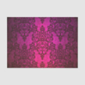 Deep Majenta Damask Tissuepapier (Voorkant)