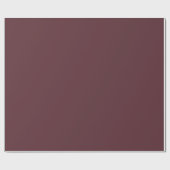 Deep Maroon Solid Color Cadeaupapier (Vlak)