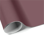 Deep Maroon Solid Color Cadeaupapier (Rol Hoek)