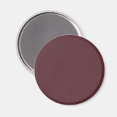 Deep Maroon Solid Color Magneet (Voorkant / Achterkant)