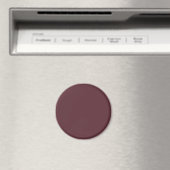 Deep Maroon Solid Color Magneet (Insitu (Vaatwasser))