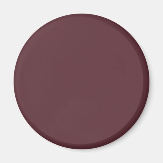 Deep Maroon Solid Color Magneet (Voorkant)