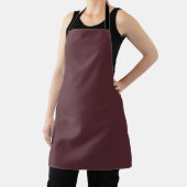 Deep Maroon Solid Color Schort (Insitu)