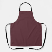 Deep Maroon Solid Color Schort (Voorkant)