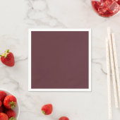 Deep Maroon Solid Color Servet (Insitu)